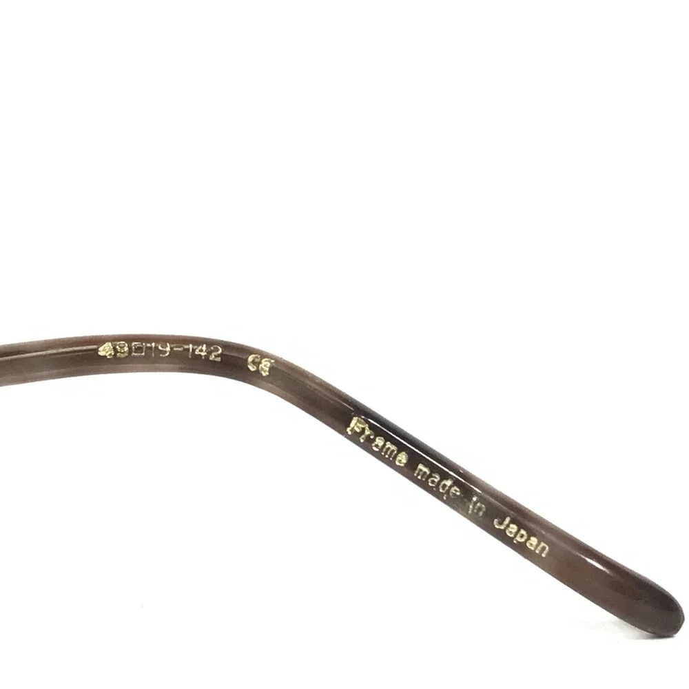 Matsuda Eyeglasses Frames 10208 AGR Brushed Gunmetal Gray Cat Eye 49-19-142
